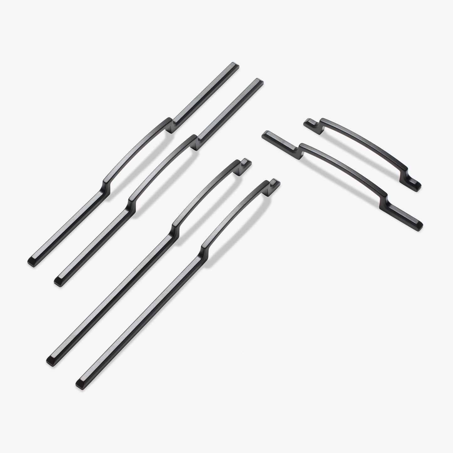 Mid Century Cabinet Hardware Collection Matte Black