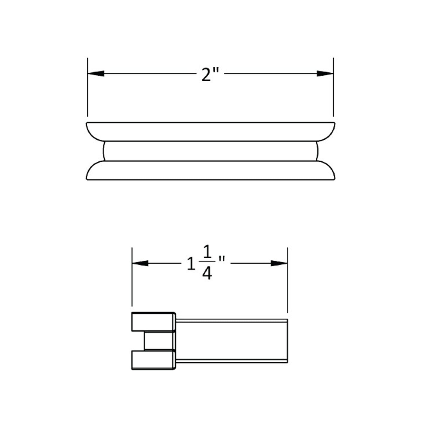 Granbury T-Pull dimensional drawing