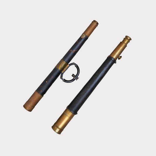 Telescope with Leather and Brass