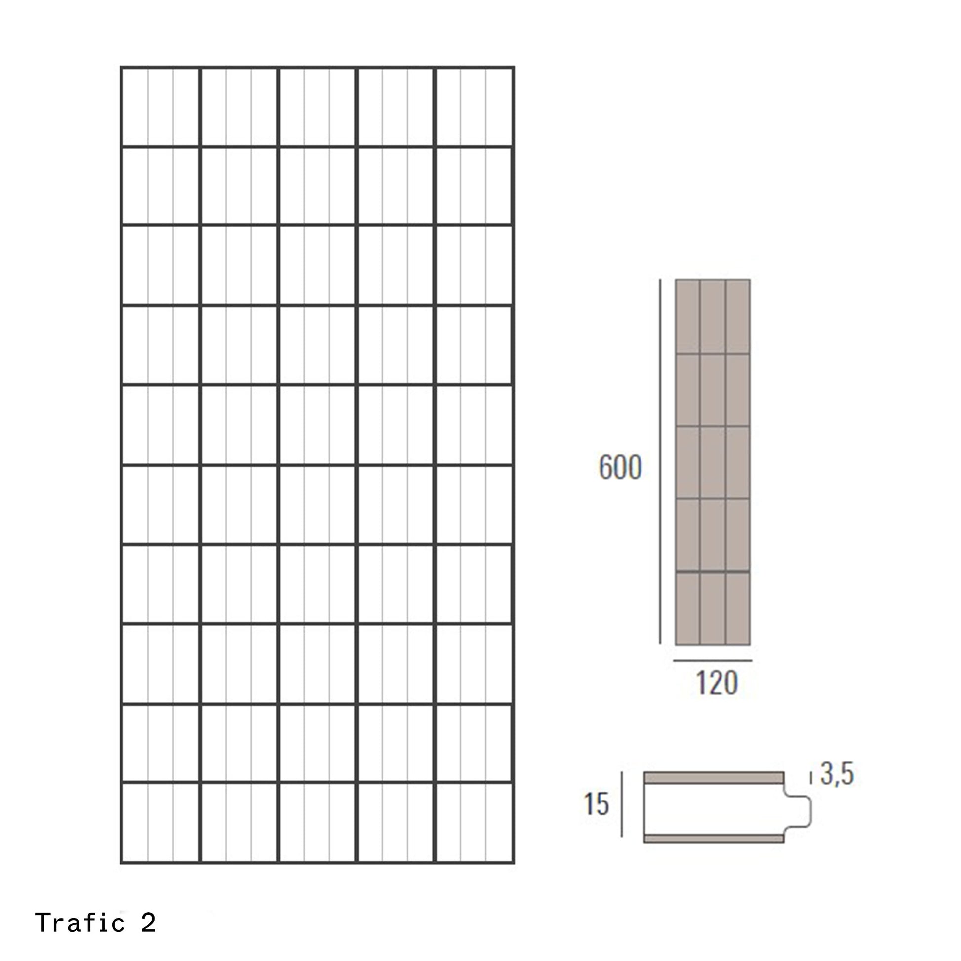 Trafic 2 Lay Pattern Diagram