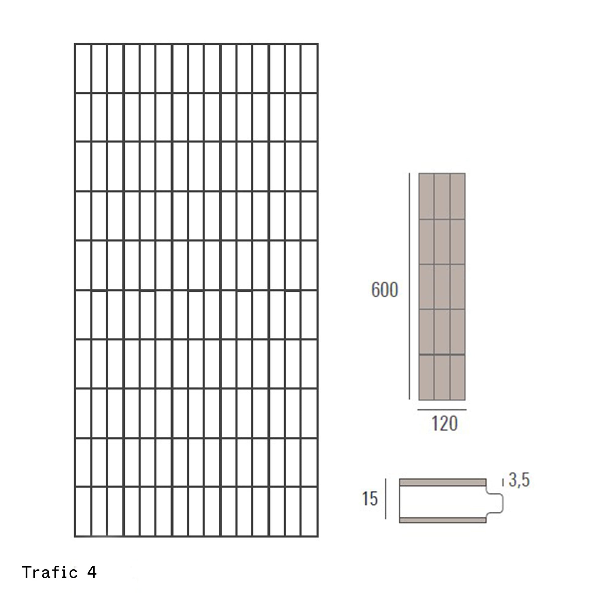 Trafic 4 Lay Pattern Diagram