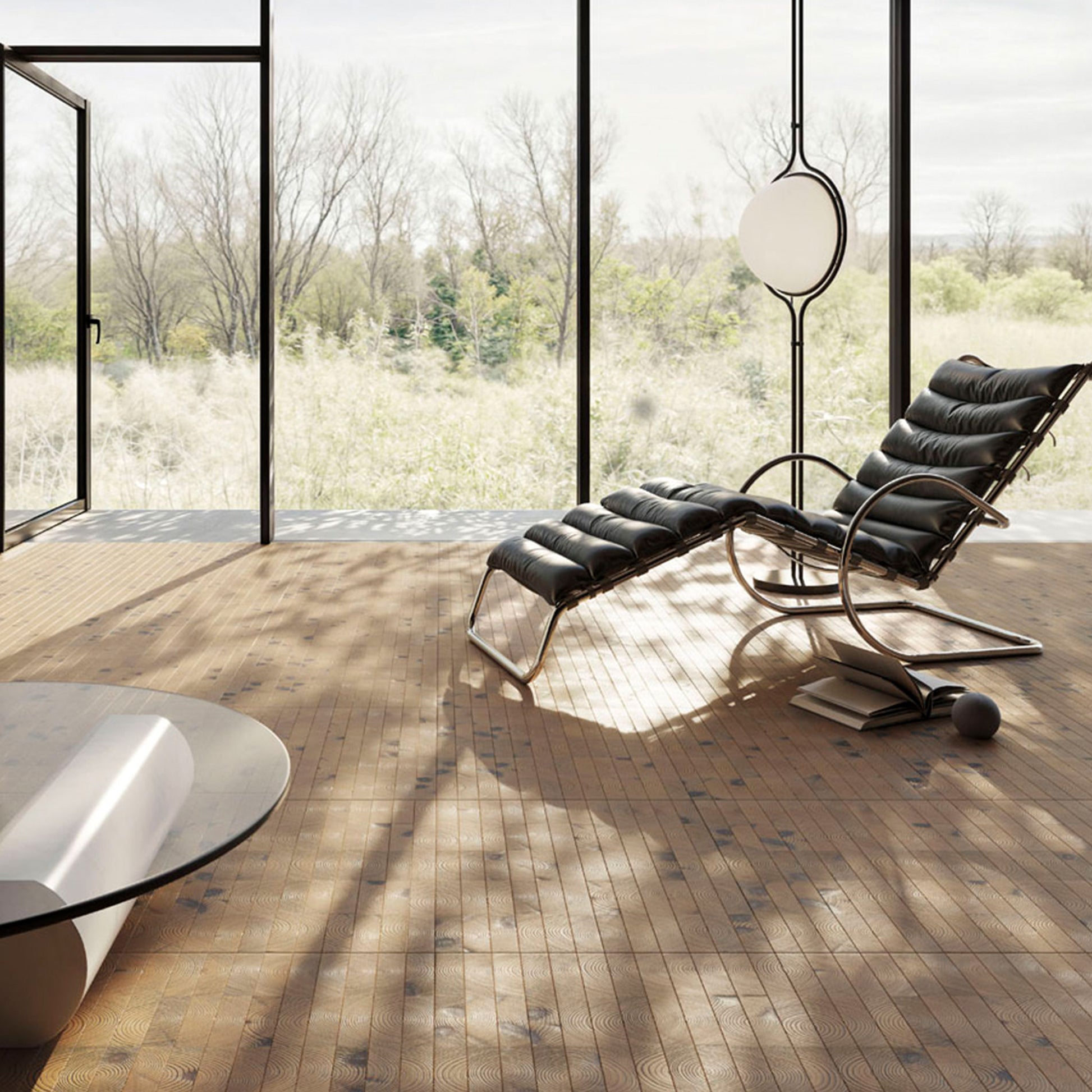 Trafic Installed with Mid century Chair