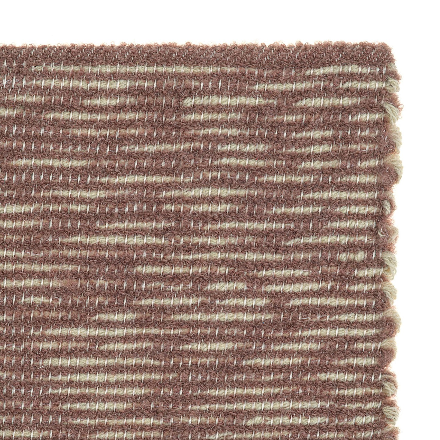 Alisso rug style in cream and taupe textured flat weave