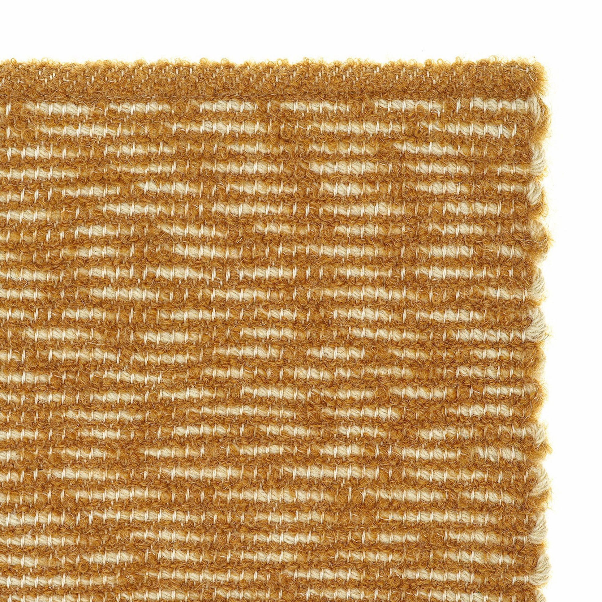 Alisso rug style in cream and deep mustard textured flat weave