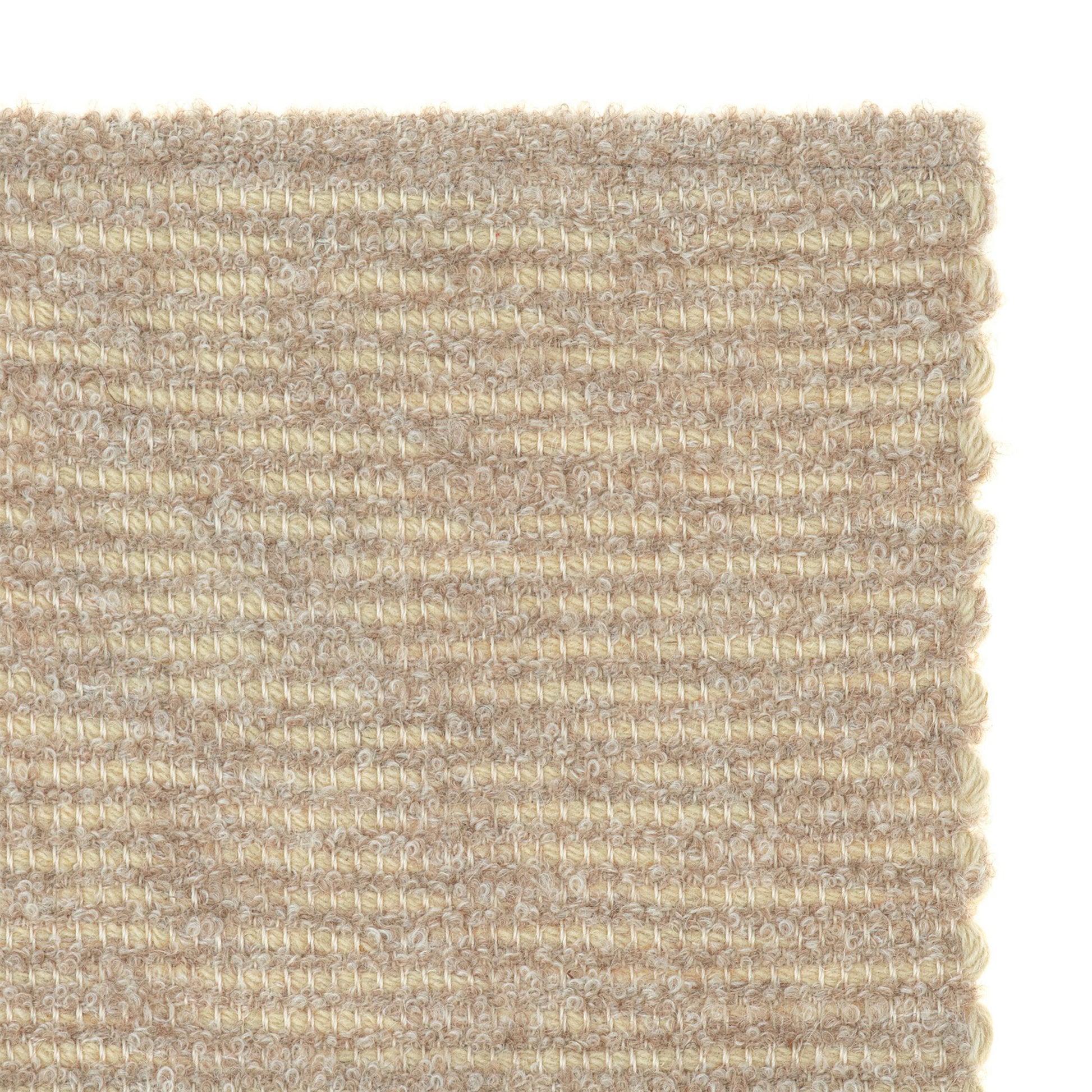 Alisso rug style in cream and greige textured flat weave