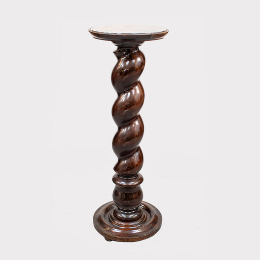 English Wooden Twist Pedestal