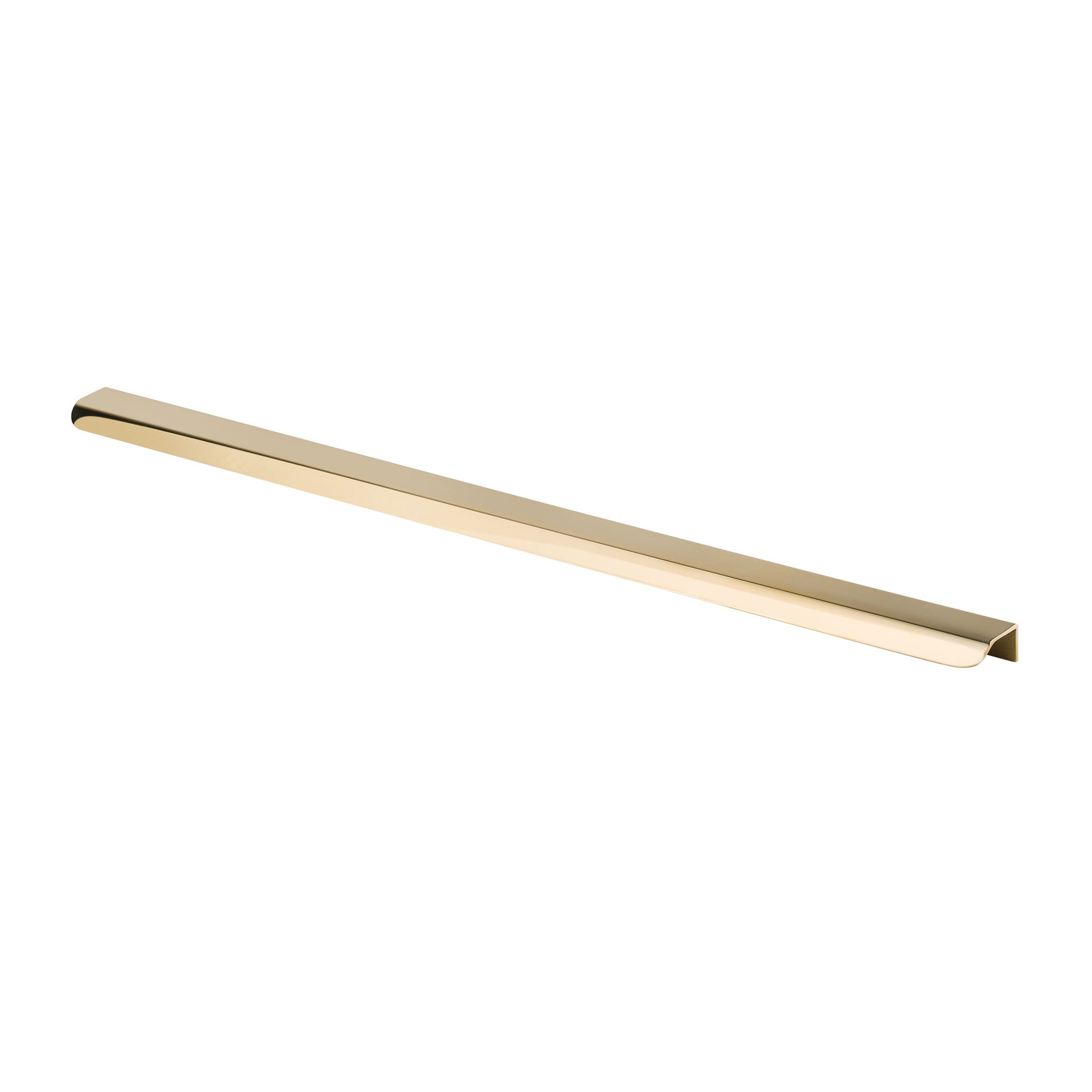 Brass Metal Tab pull on a white backbround