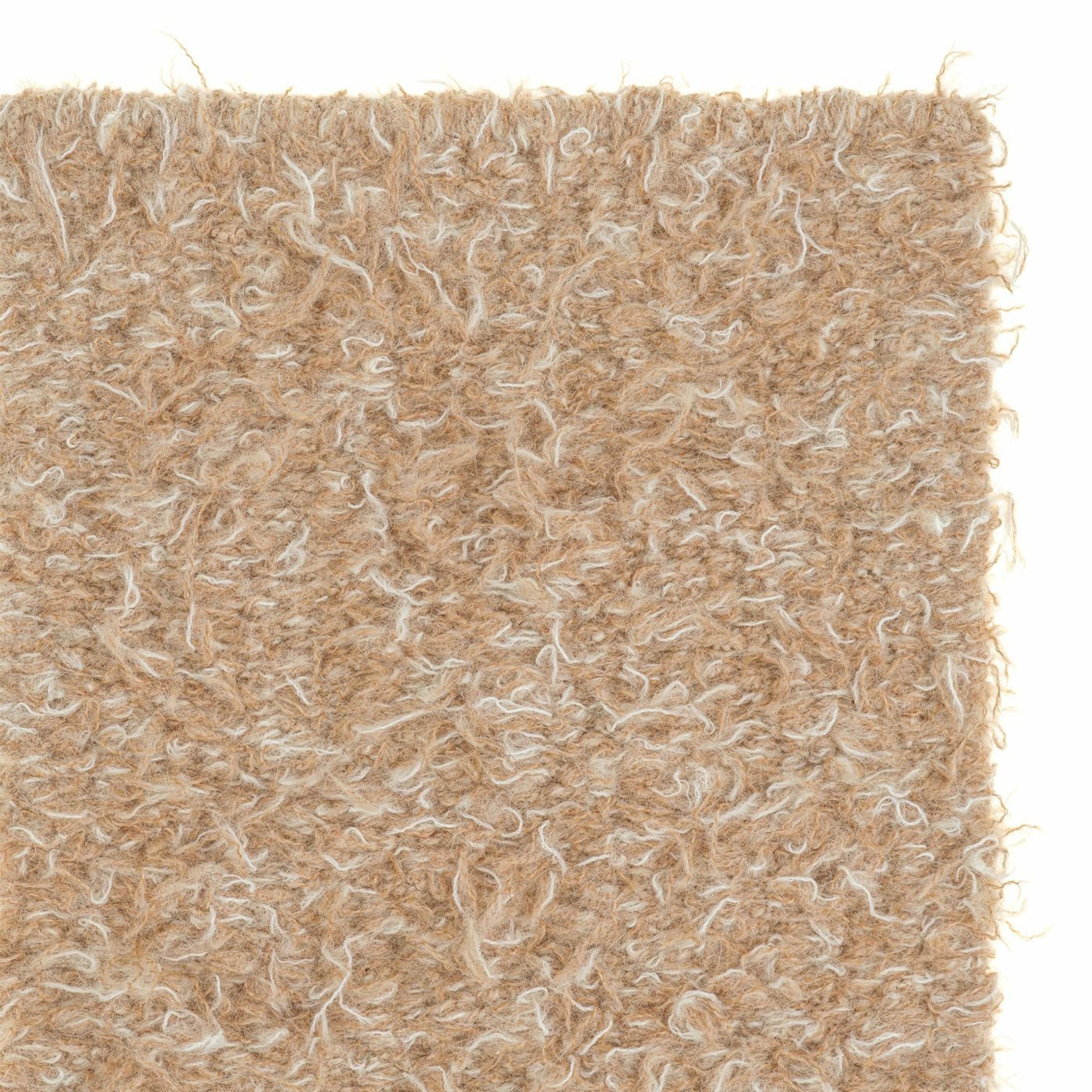 Erbe rug style in pale blush colored woven shag weave