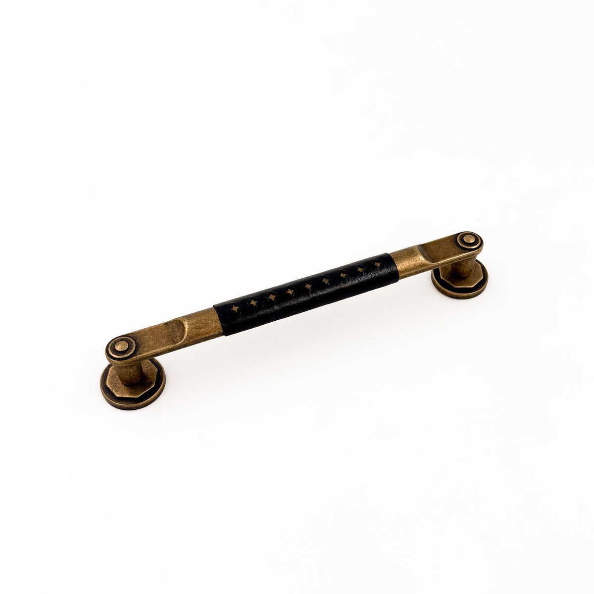 Leather Industrial Modern Cabinet Pull | Small