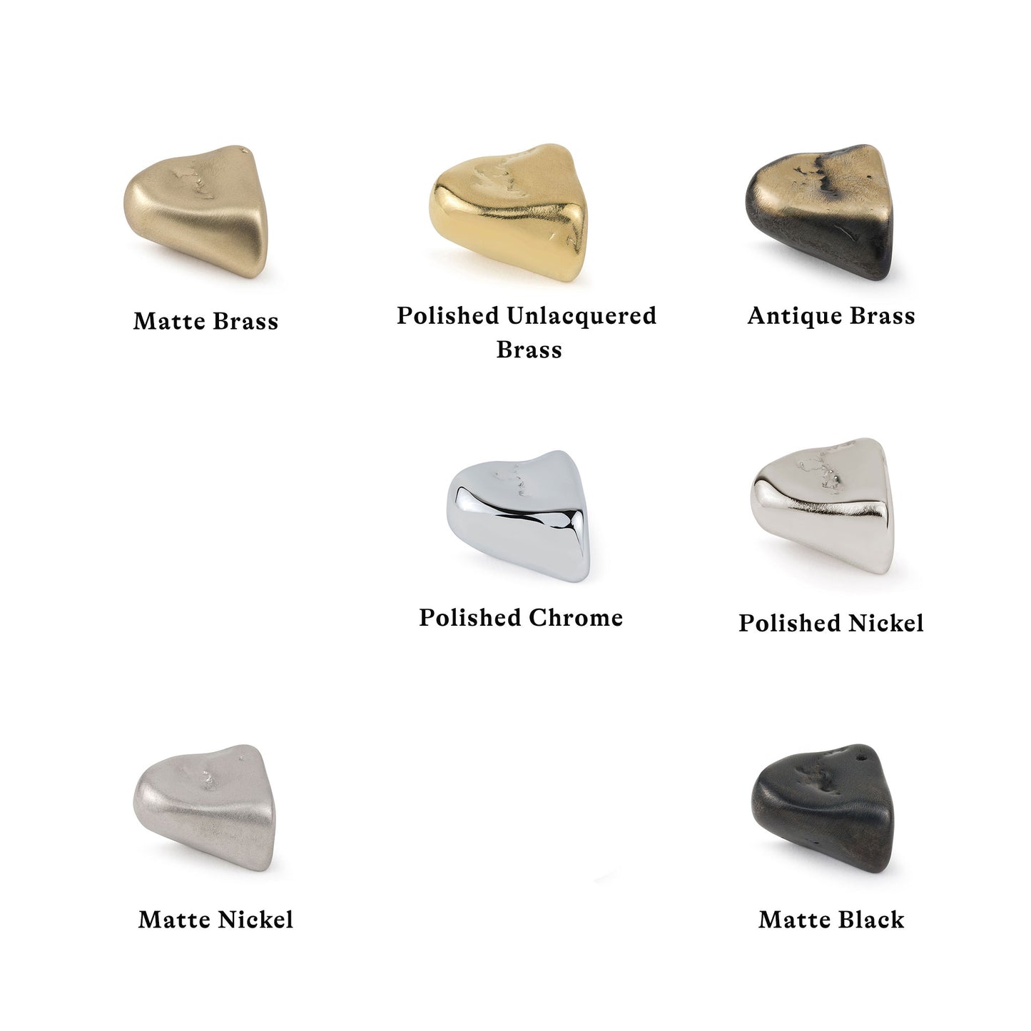 Available finishes