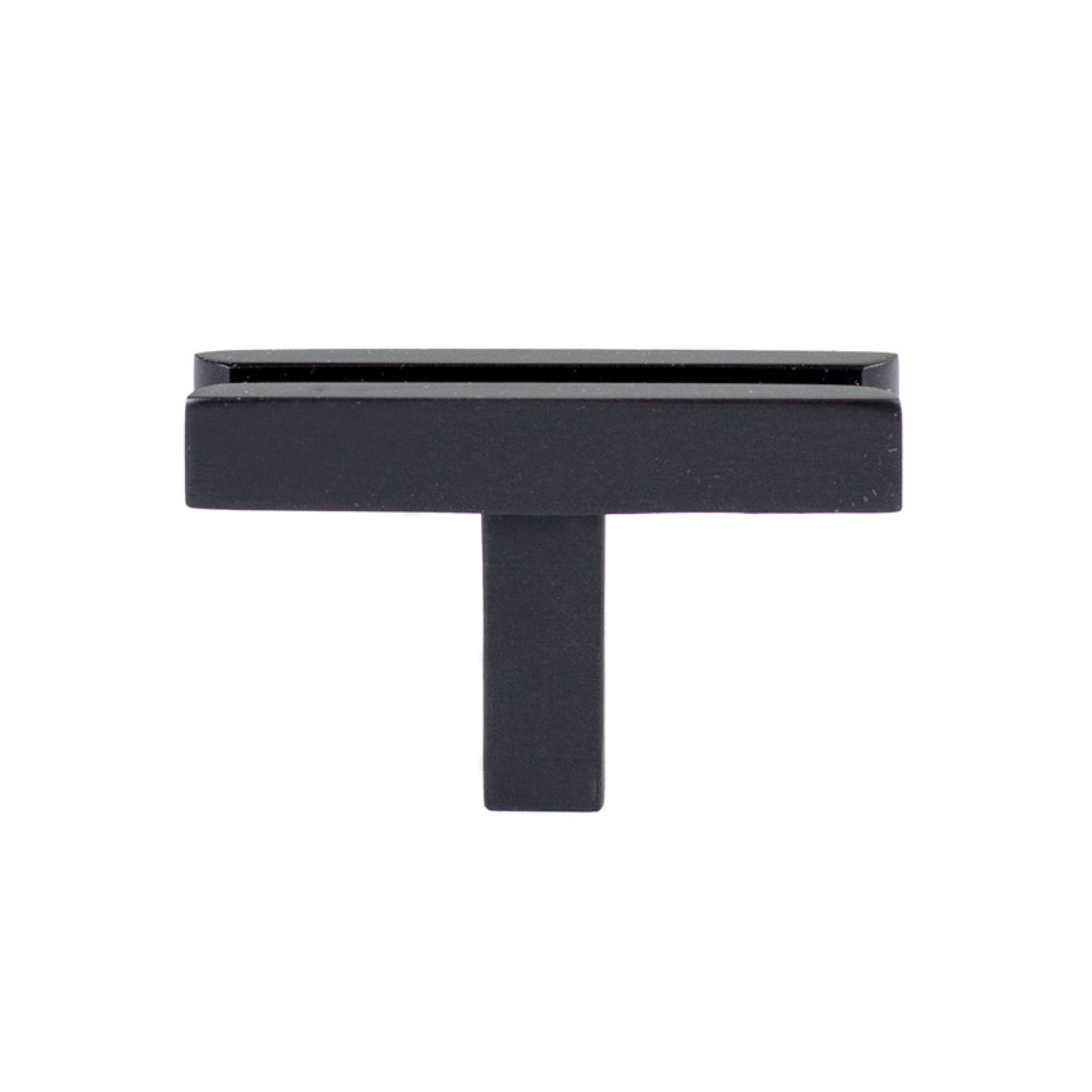 Granbury T-Pull side view in Oxidized Black Matte Finish