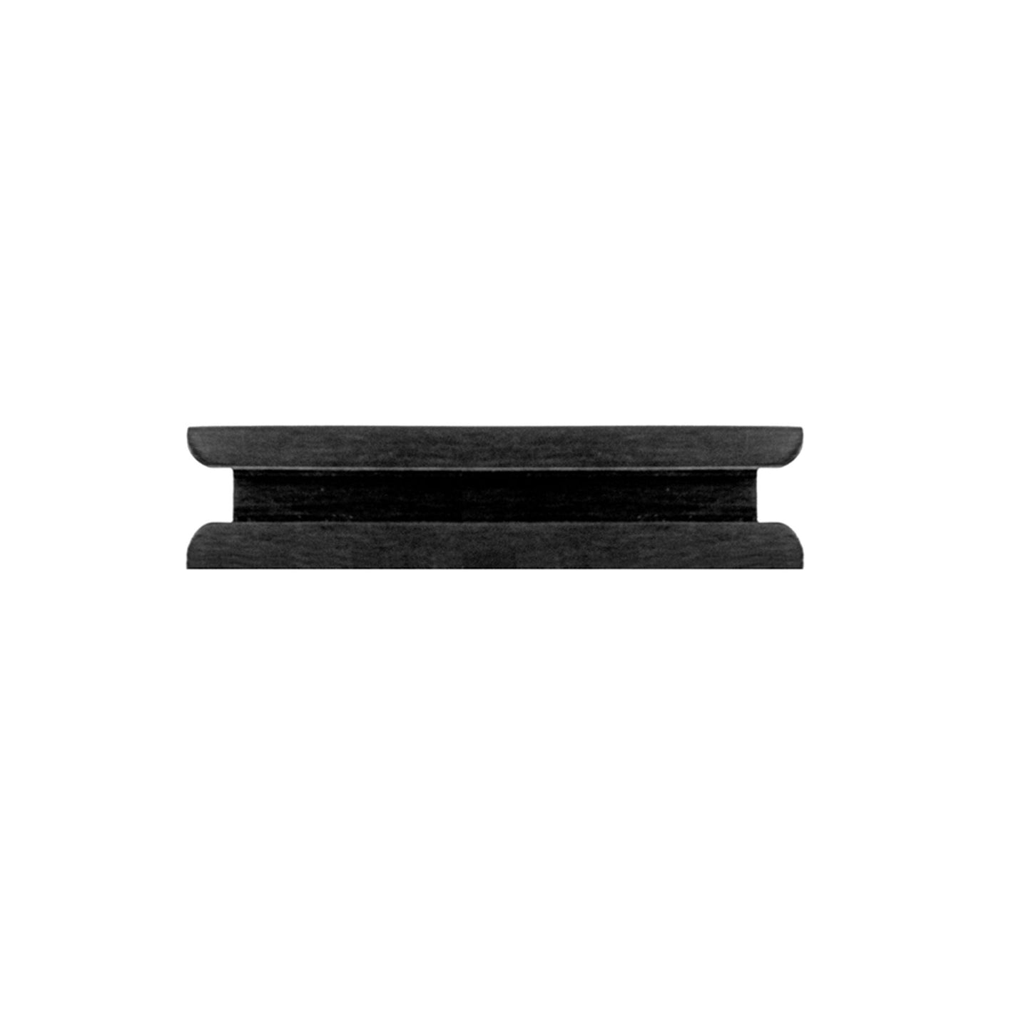 Granbury T-Pull top view in Oxidized Black Matte Finish