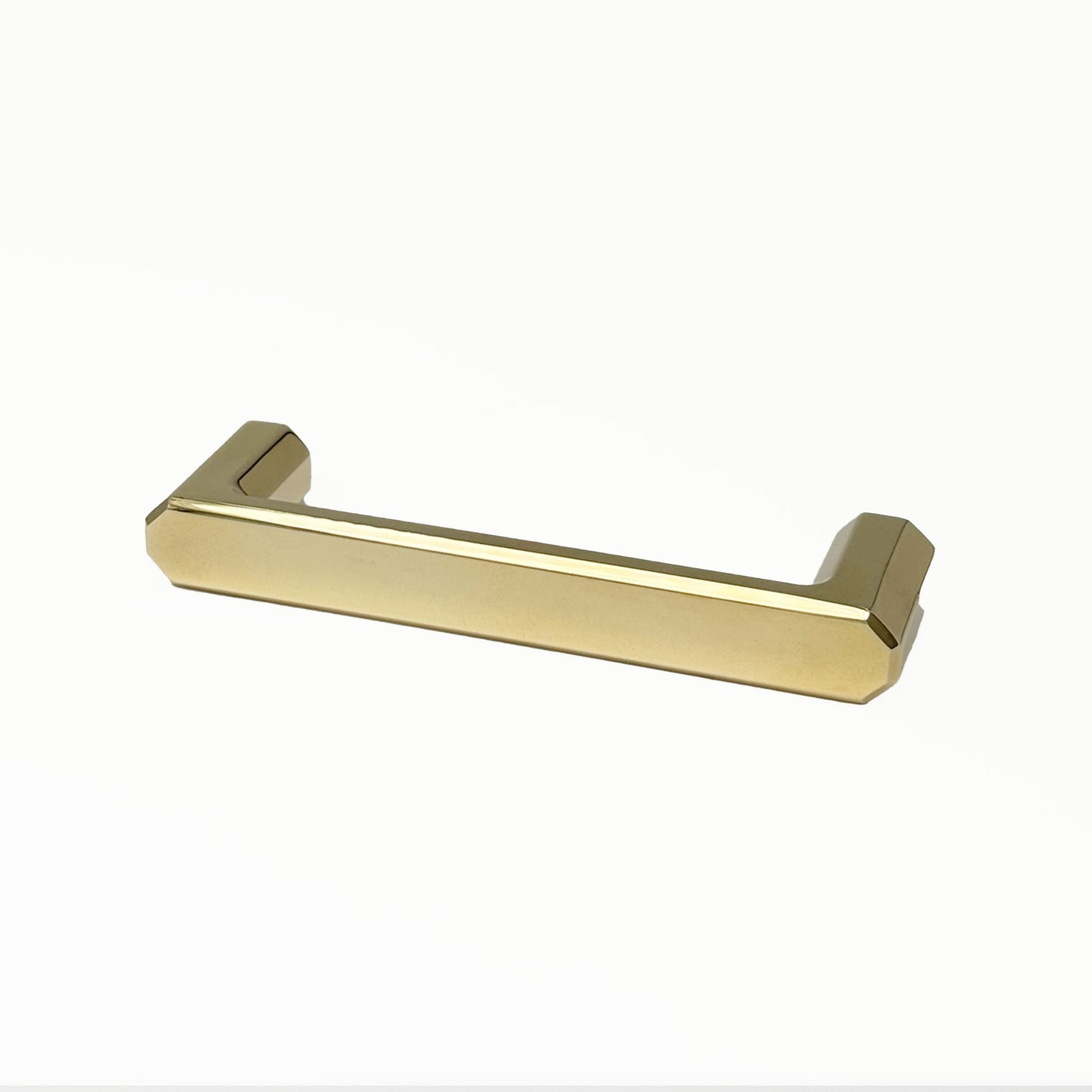 Henderson brass cabinet handle on a white background