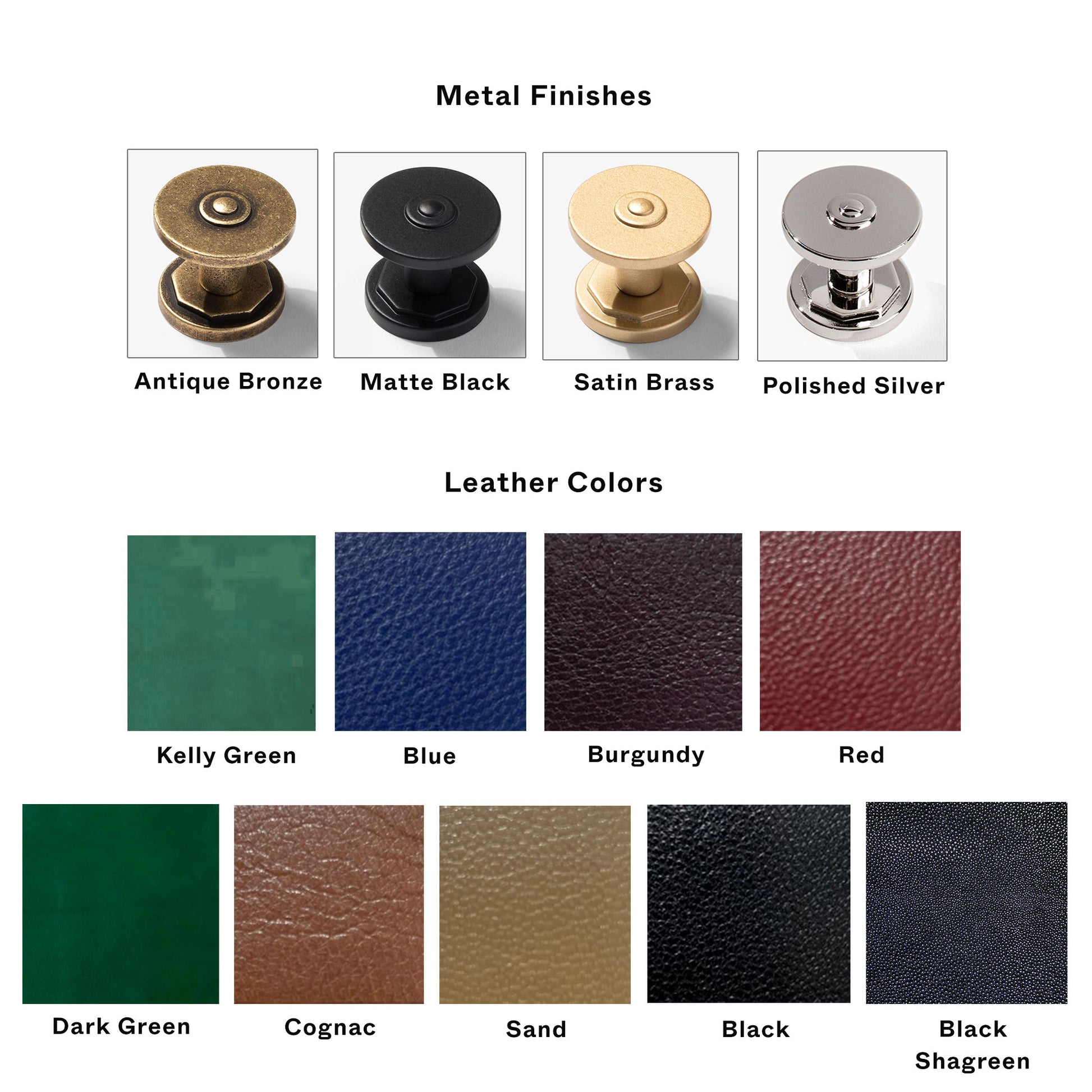 Industrial Modern Finish Selections