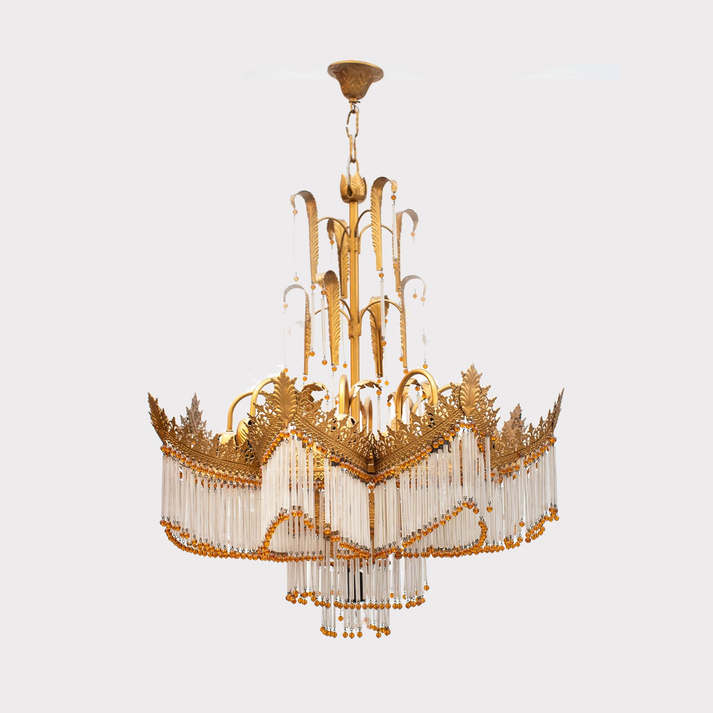 photograph - Italian Empire Style Large Chandelier