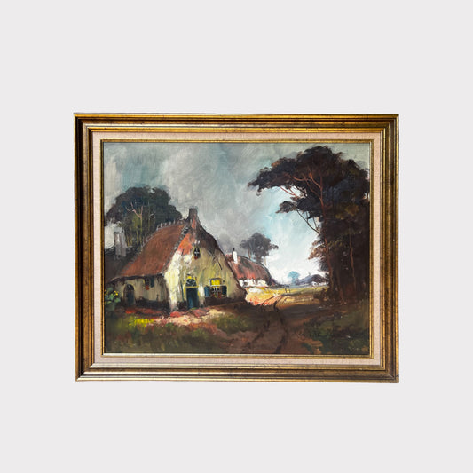 Pastoral Farm Oil Painting by Henri Joseph Pauwels