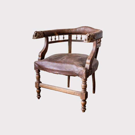 Antique Early Victorian Wood Chair