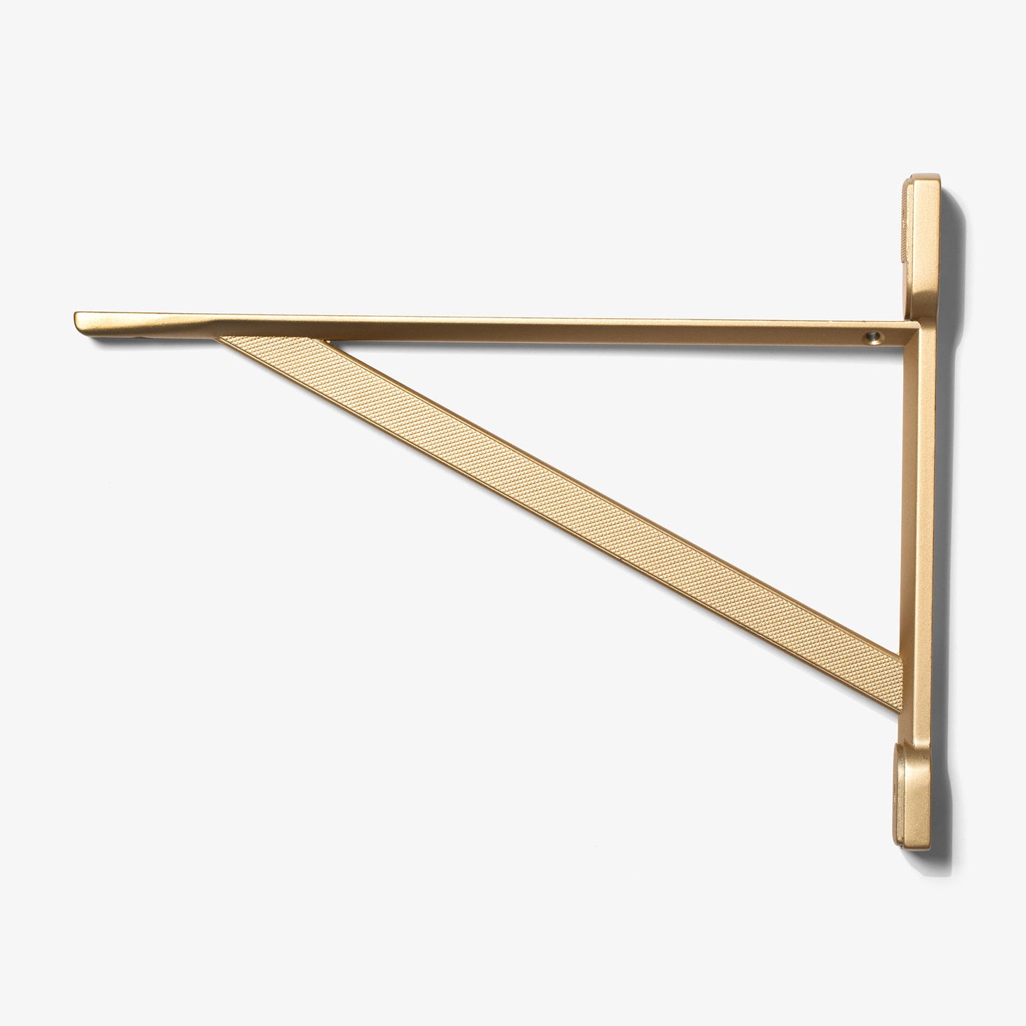 Satin Brass Knurled Arm Bracket by Studio Marchan