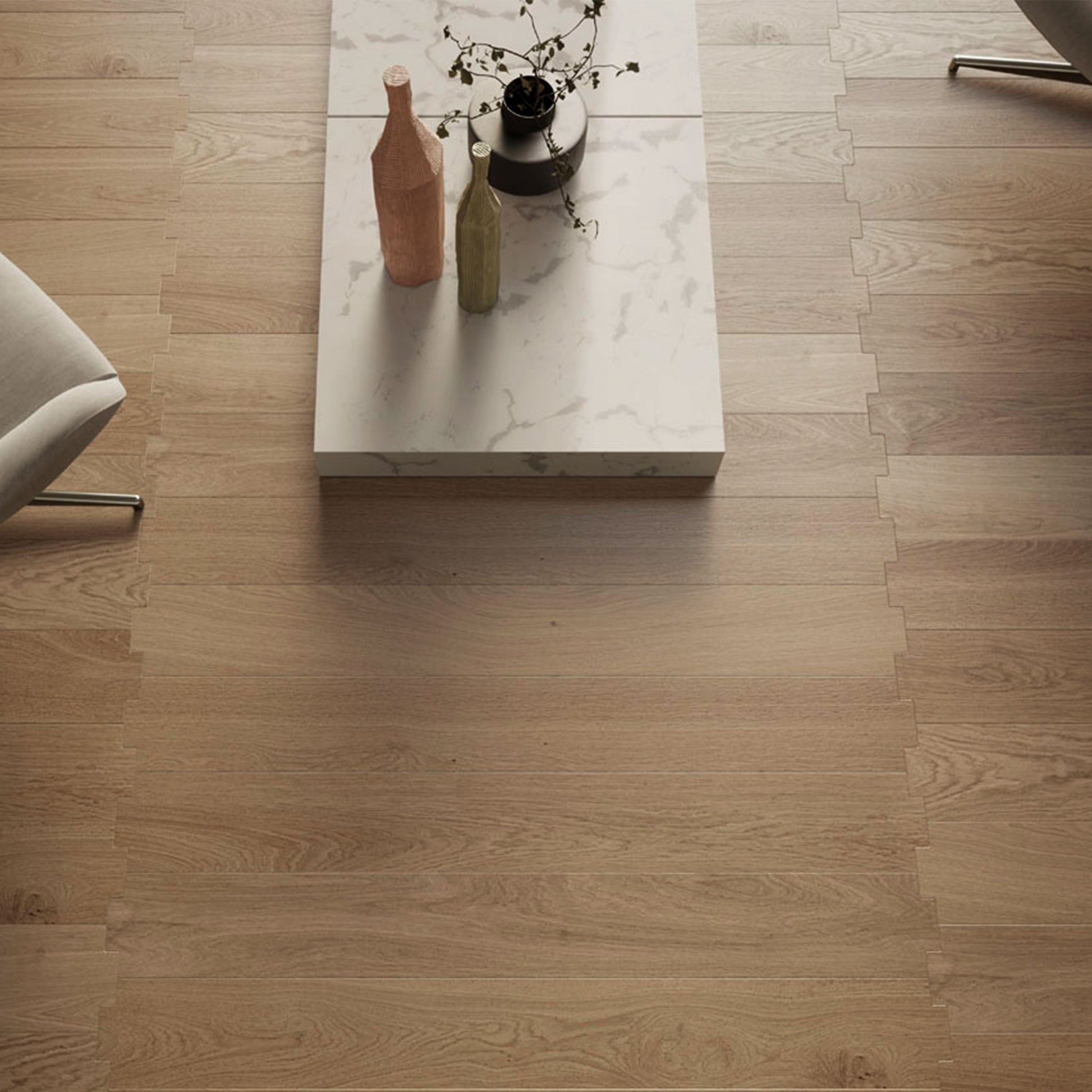 Nui design in Oak Civita installed