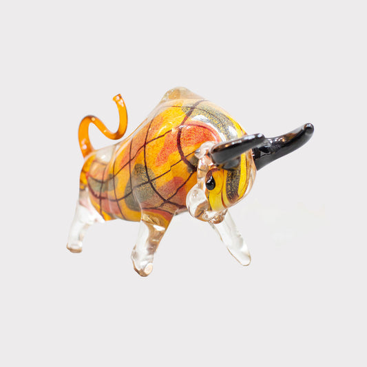 Toro Grande Murano Art Glass Bull from Italy