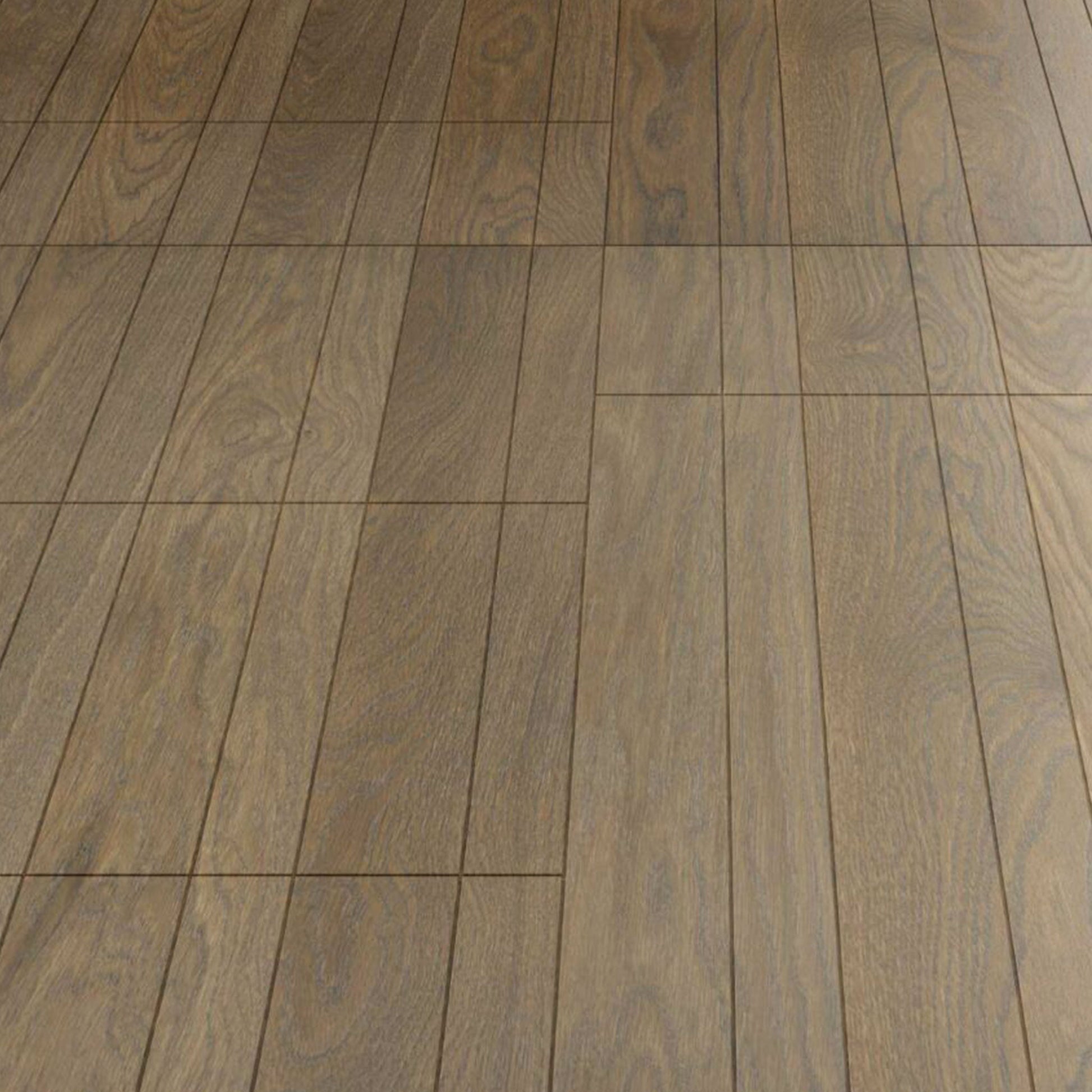 Wooden flooring layout with a brown and beige color scheme